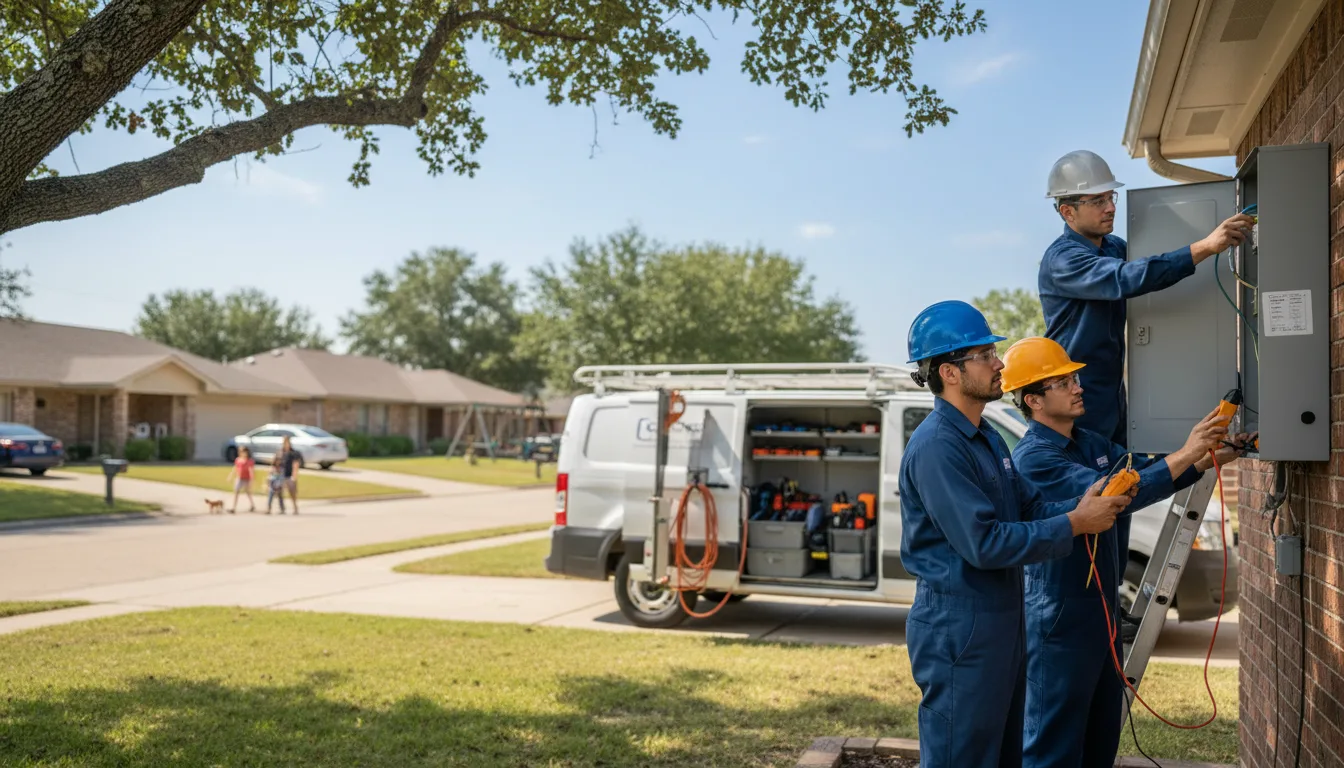 Certified electrician providing emergency electrical services in Woodford, VA